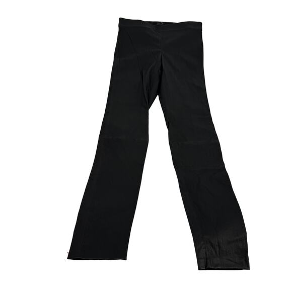Theory High Rise Adbelle L2 Leather Skinny Pants Black Size 4 - Picture 10 of 15